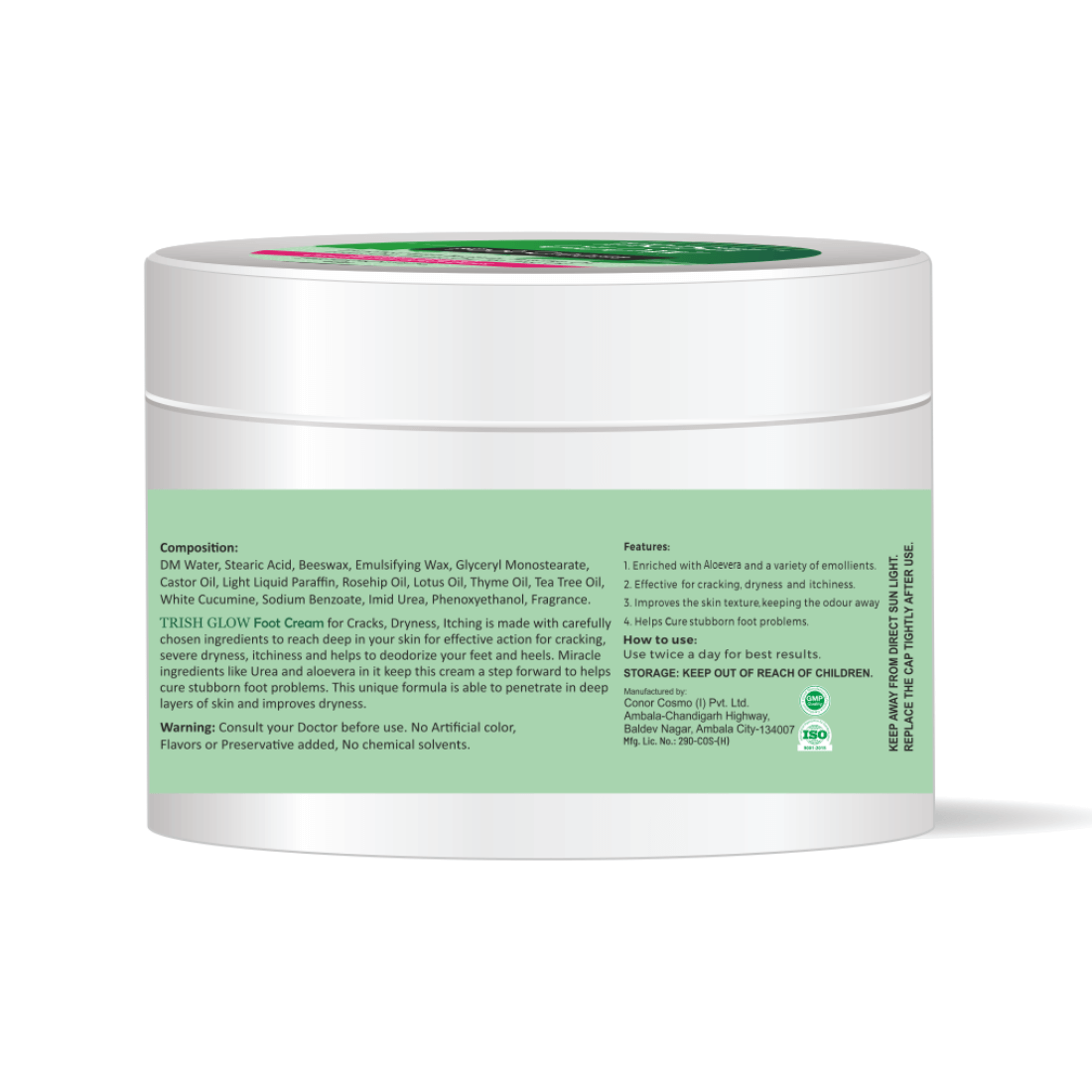 Trish Glow Foot Cream - 40g Foot-Care Cream