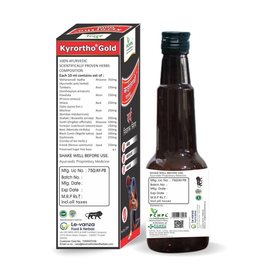 Kyrortho Gold Pain Relief Syrup | Sehatokart