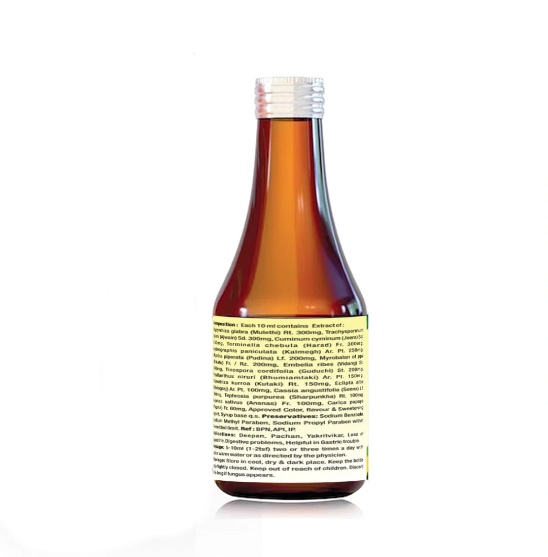 Gasobhaag Syrup- 200ml Ayurvedic Syrup For Gastric Problem (2 Pack) - Sehatokart