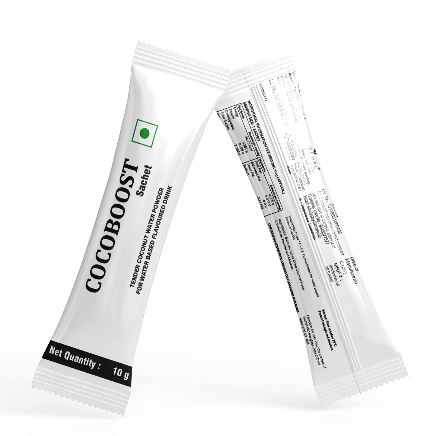 COCOBOOST Tender Coconut Water Powder 20 Sachets -(20x10g)