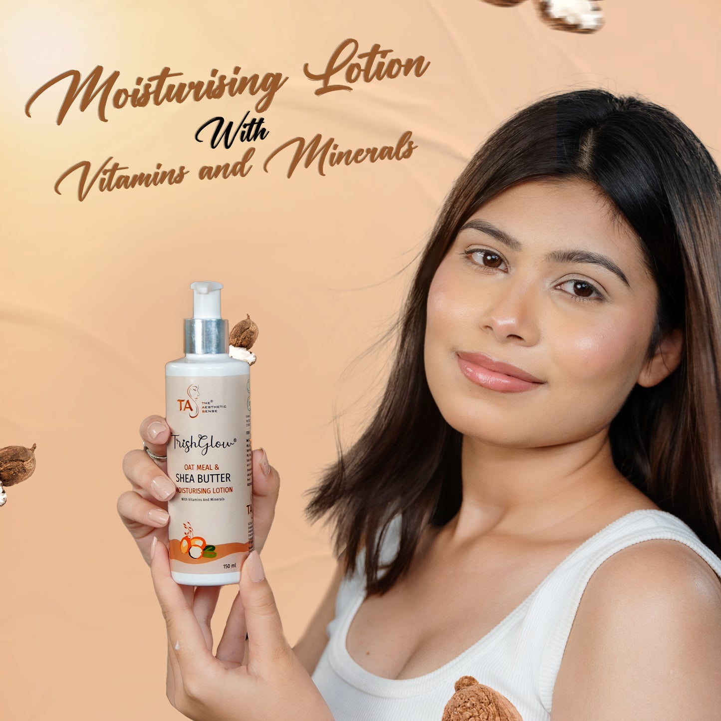 The Aesthetic Sense Trishglow Oatmeal and Shea Butter Moisturising Lotion - 150 ml