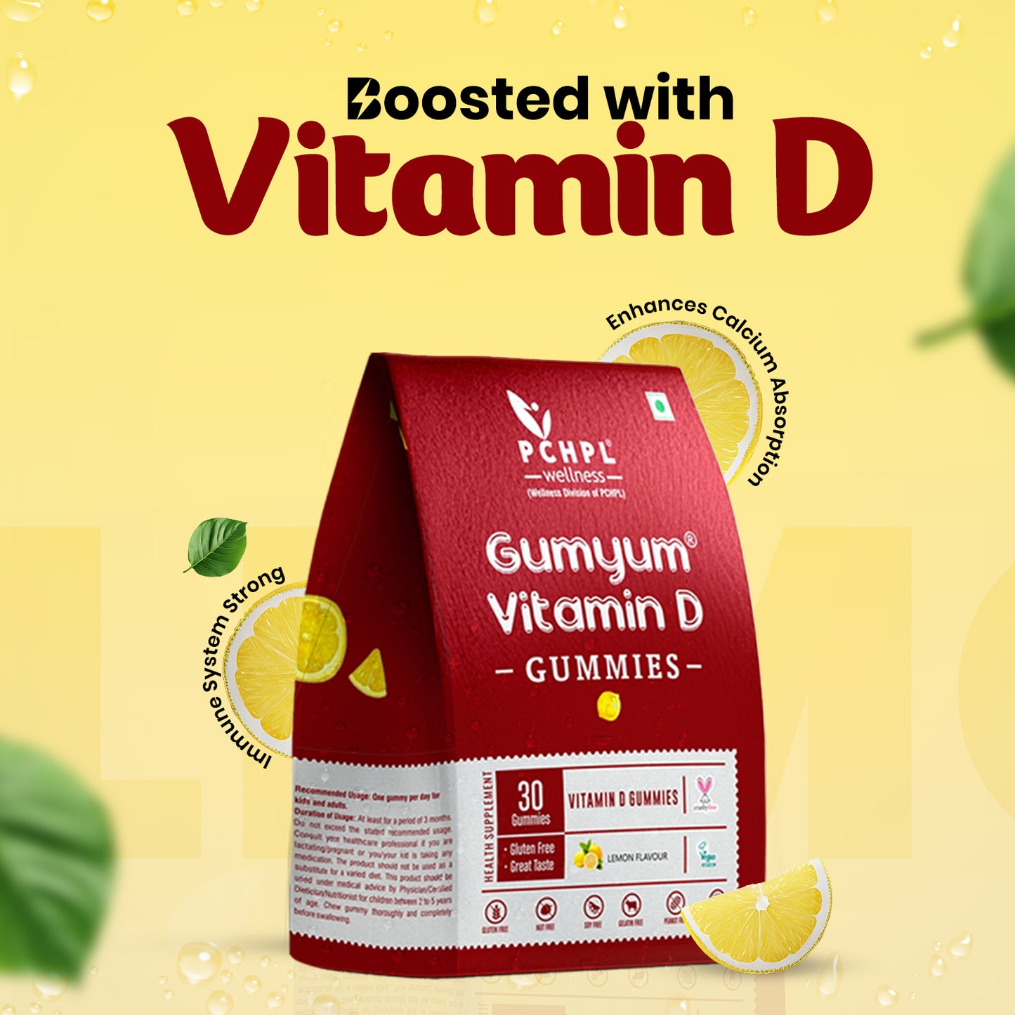 PCHPL Wellness Gumyum Vitamin D - 30 Gummies