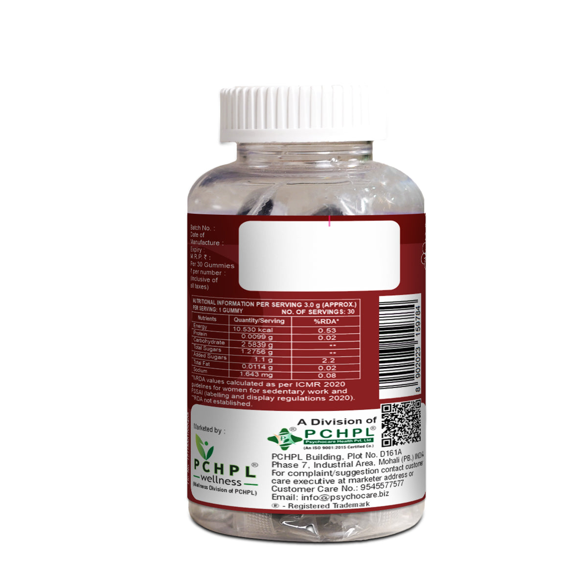 PCHPL wellness Gumyum UTI Care Gummies | Hibiscus, D-Mannose and Cranberry for Urinary Tract Infections Relief, Inflammation, Toxins and Cleanse