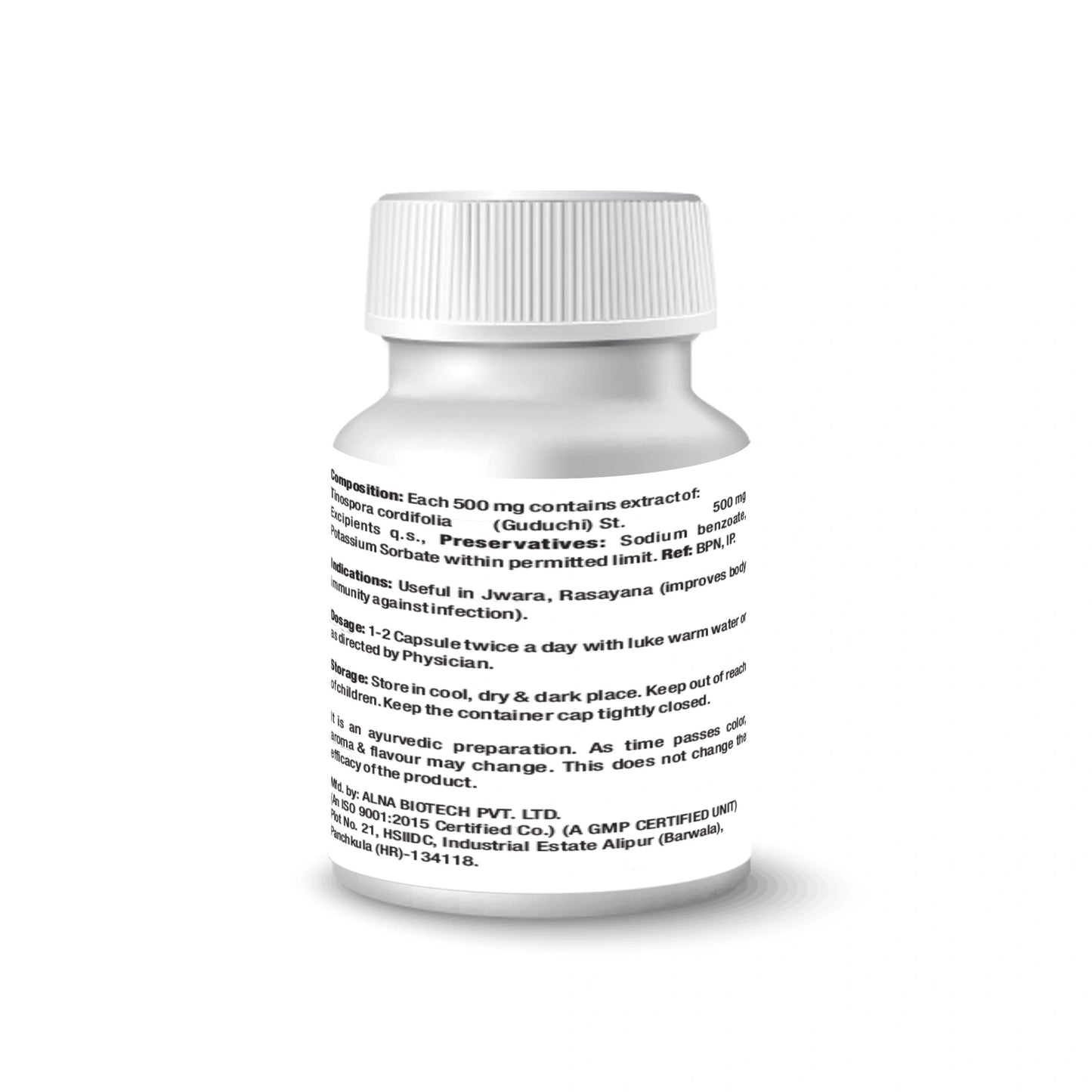 Giloy capsules- 30 No.- Guduchi for Anti-Ageing | Ayurvedic Immunity Booster - Sehatokart