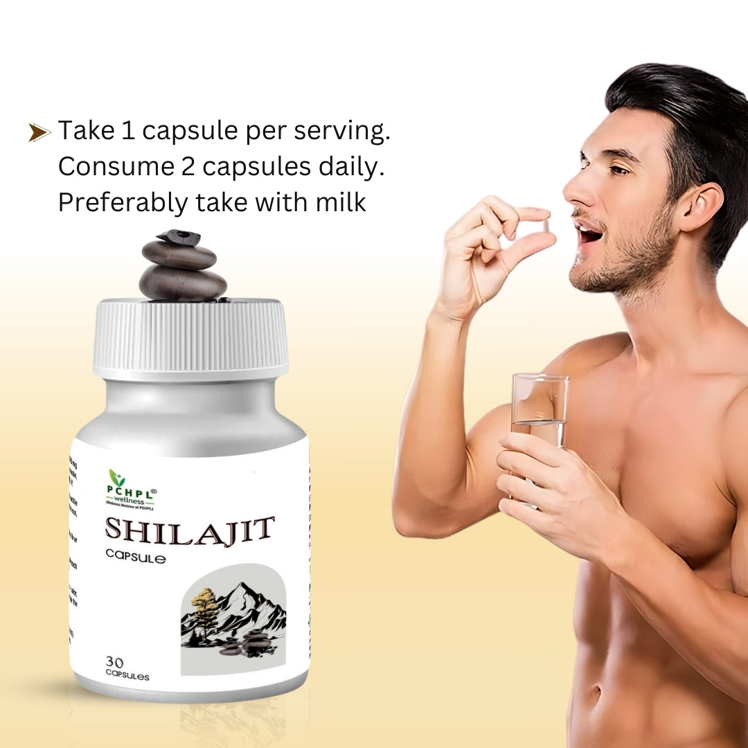 PCHPL wellness Shilajit for Men & Women-30 Capsules