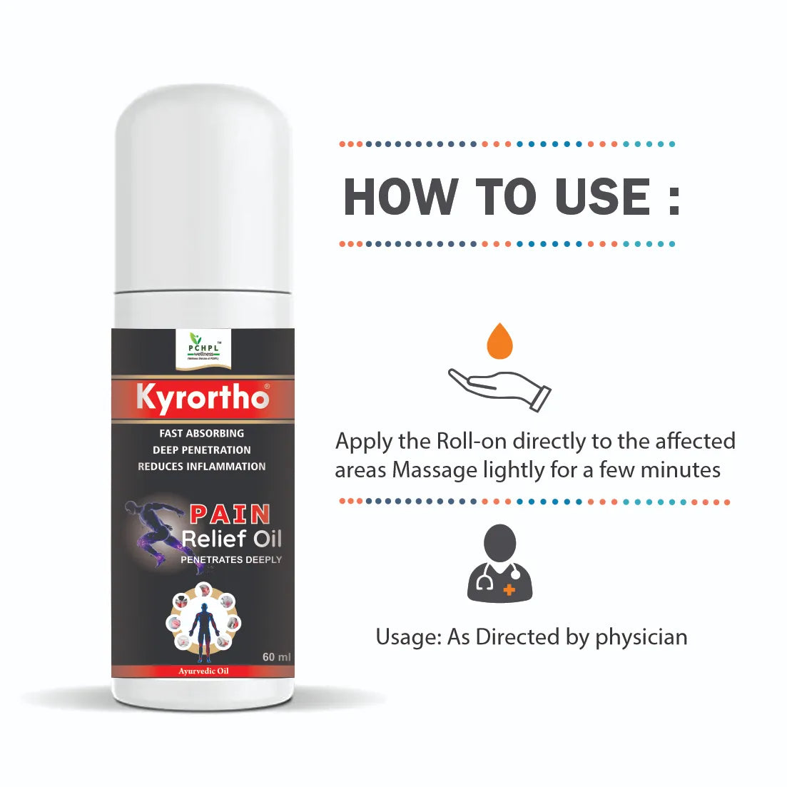 Kyrortho Pain Relief Ayurvedic Oil | Sehatokart