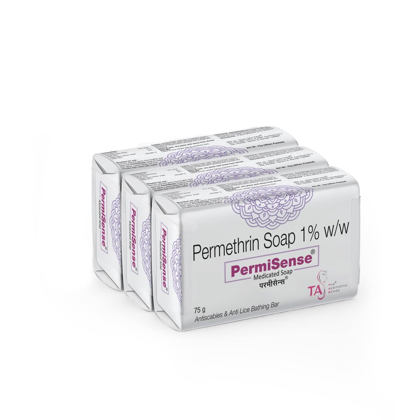 The Aesthetic Sense Permi Sense Medicated Soap 75gm (3 Pack)