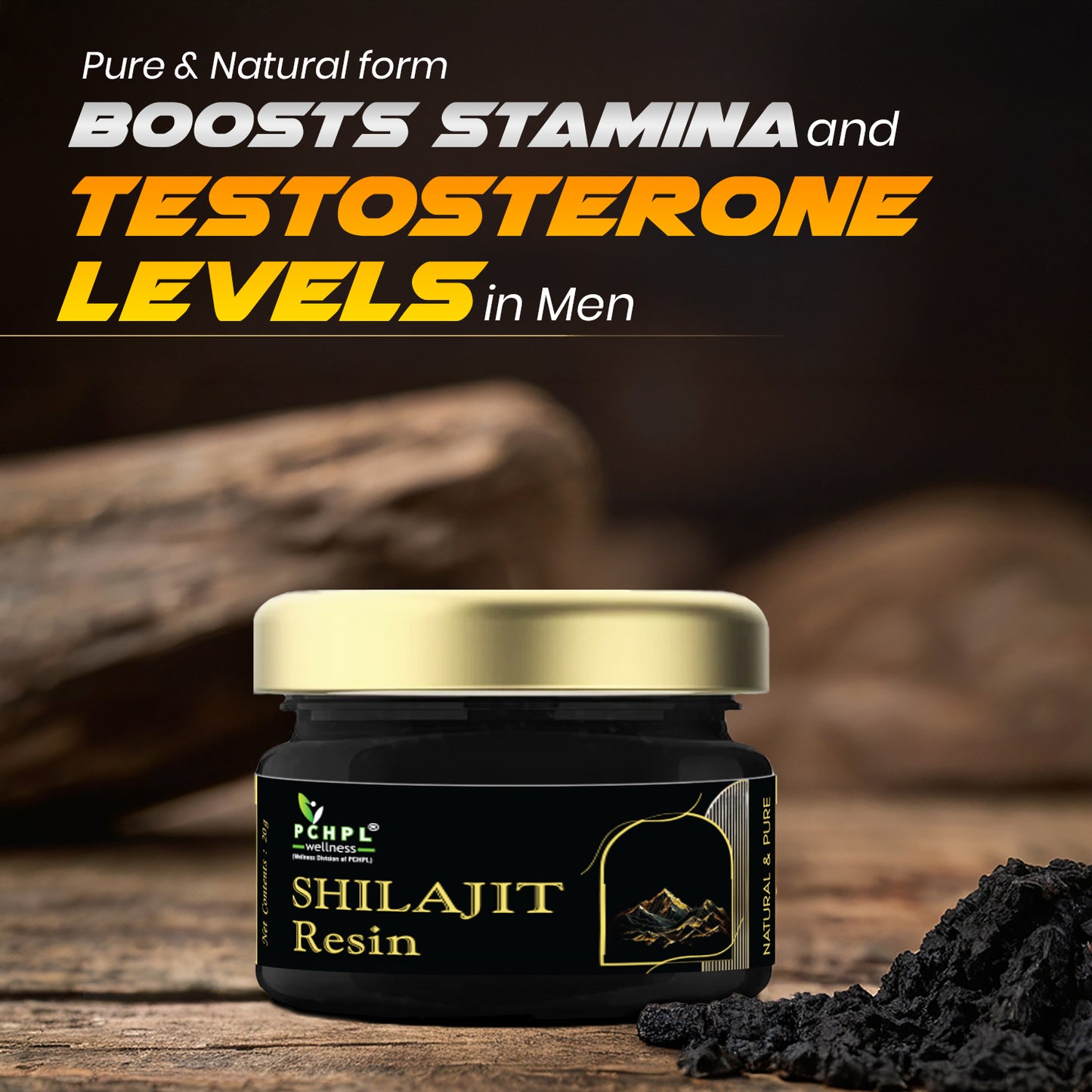 PCHPL wellness Shilajit Resin for Men & Women-20g