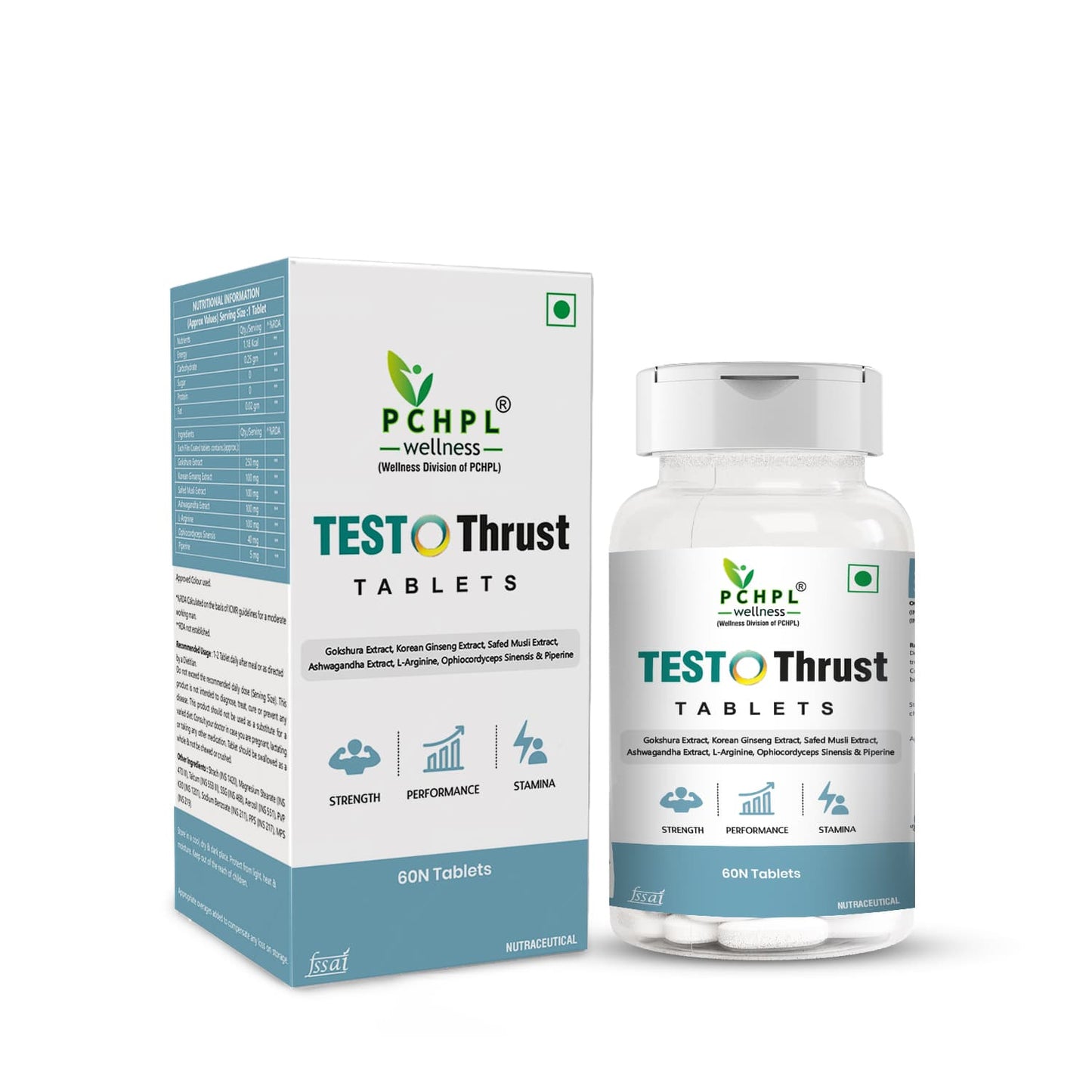 PCHPL Wellness Testo Thrust - 60 Tablets