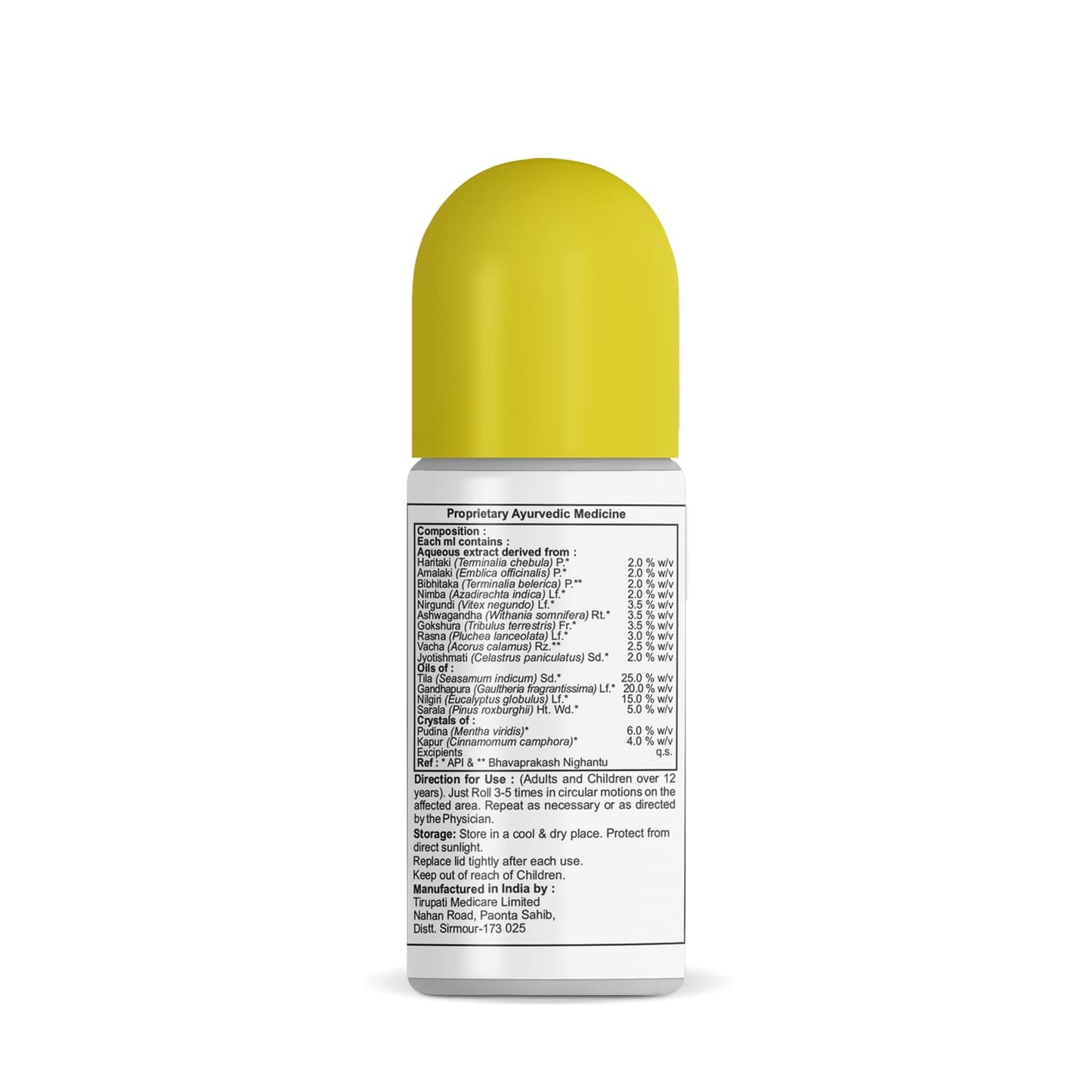 PCHPL wellness Kyrortho Pain Relief Oil Roll on– 50ml