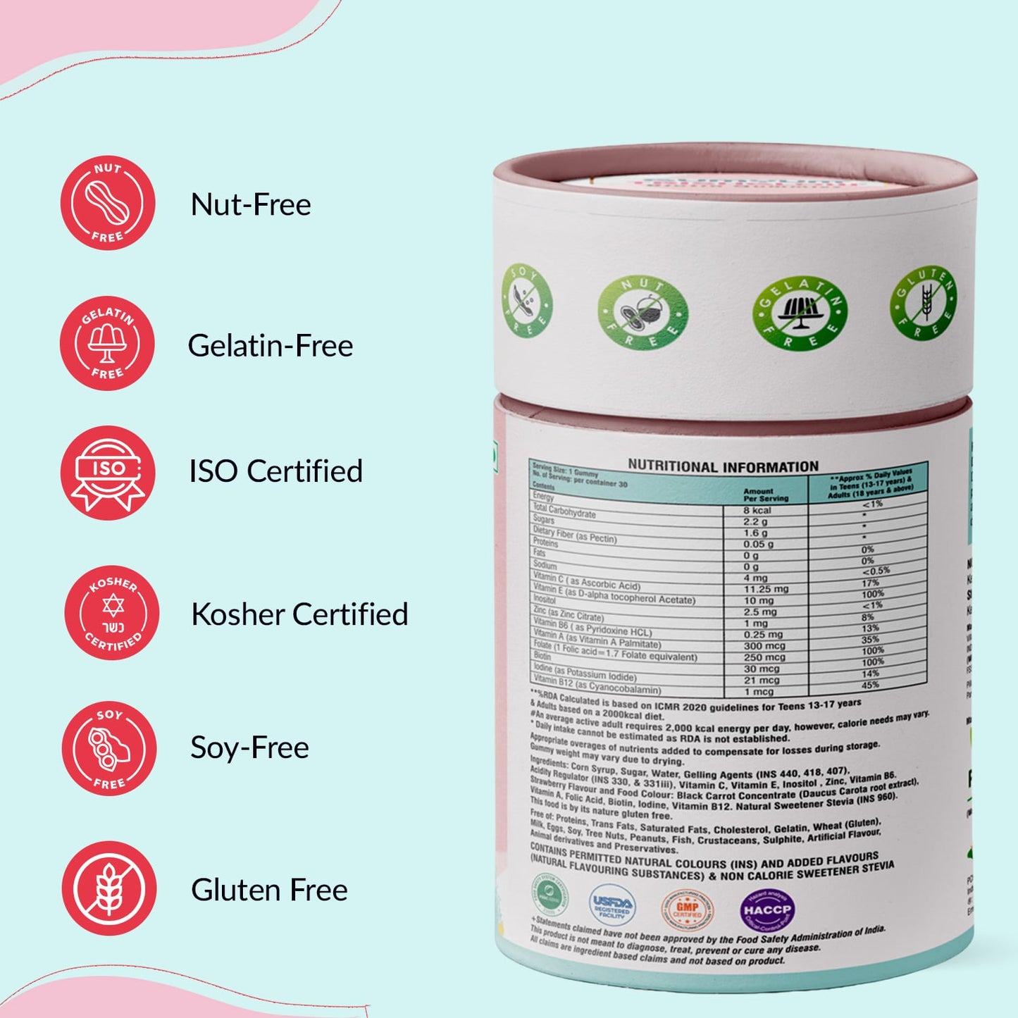 Gumyum Trishglow Biotin - 30 Gummies