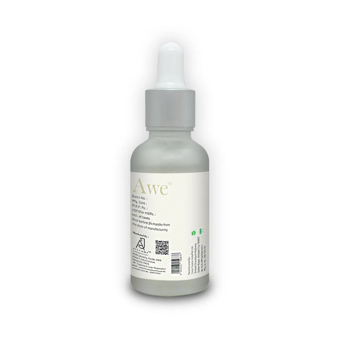 Just Awe Vit-C Face Serum- 30ml for a Radiant Glow - Sehatokart