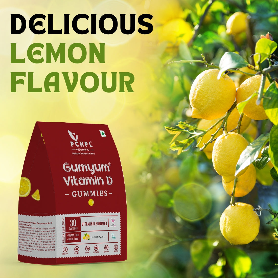 PCHPL Wellness Gumyum Vitamin D - 30 Gummies