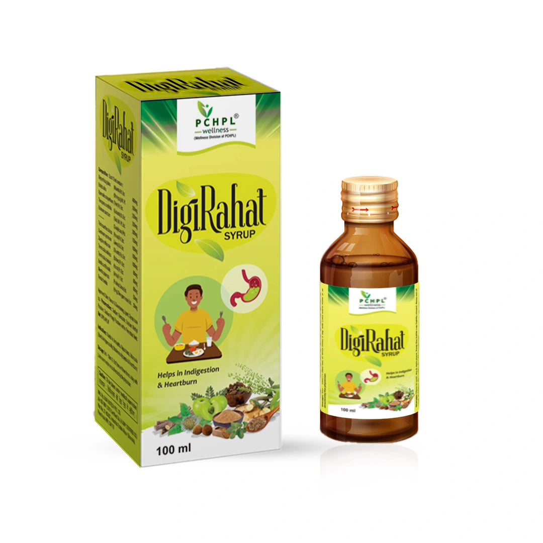 DigiRahat Syrup- 100ml | Helps Indigestion, Acidity & Heartburn