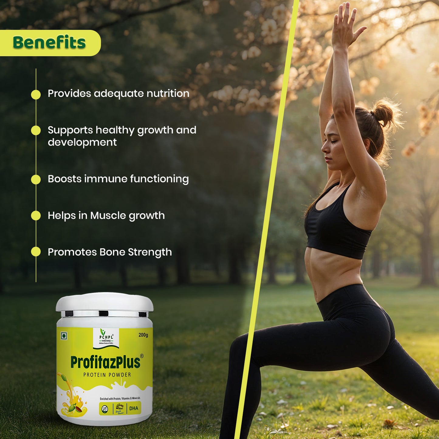 PCHPL wellness Profitaz Plus Protein Powder (200 gm)