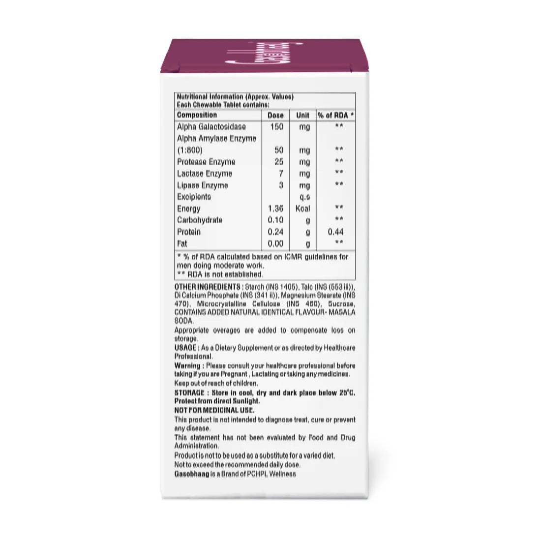 Gasobhaag Digestive Tablets | Sehatokart