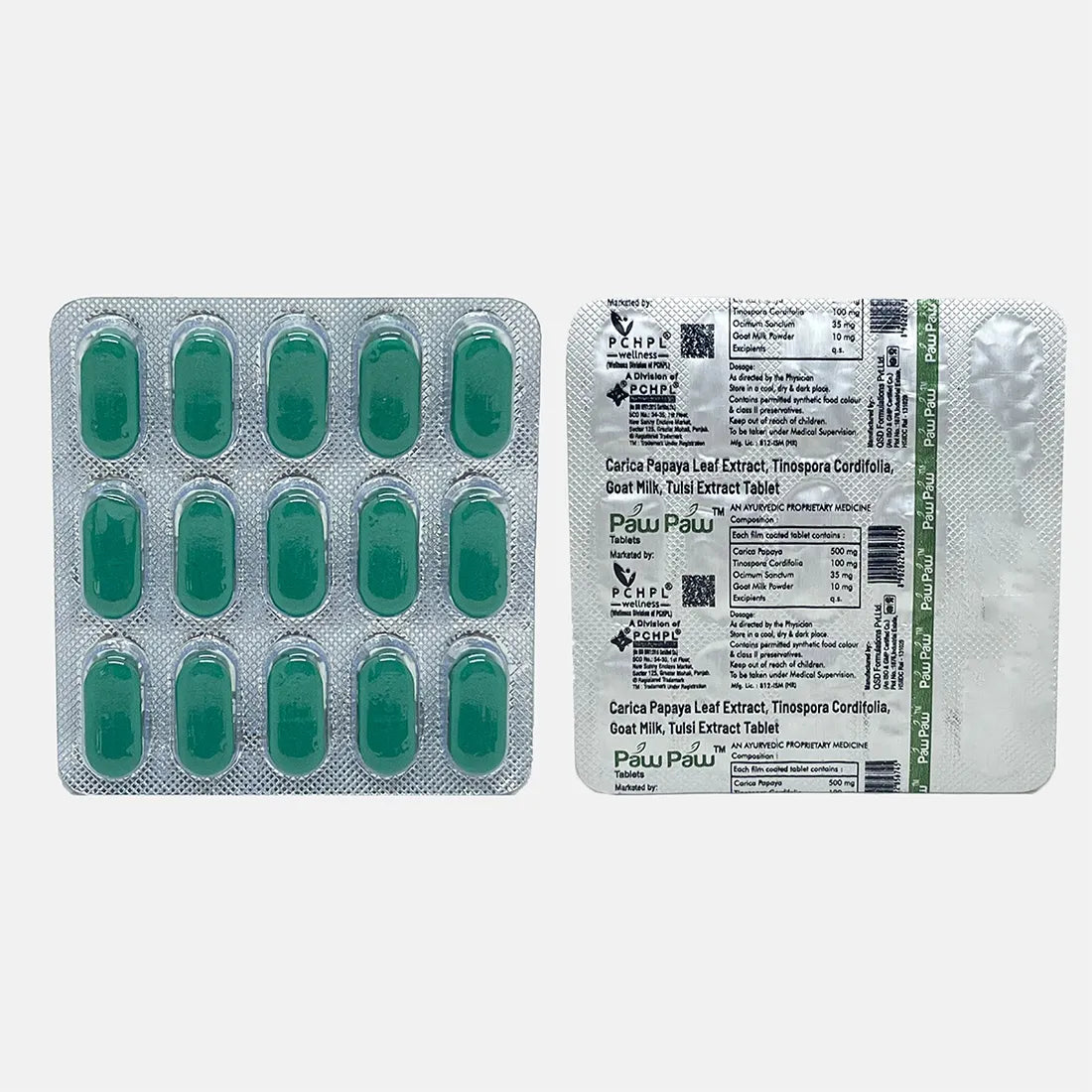 Carica Papaya Leaf Extract Tablets