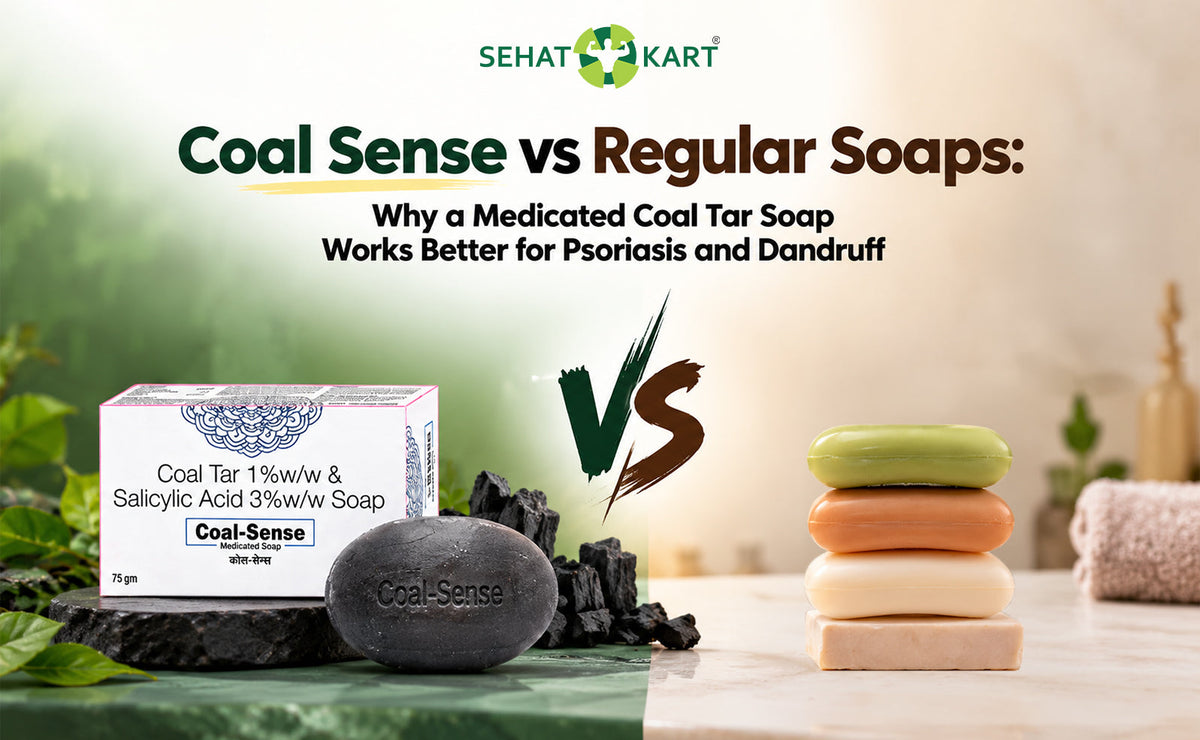 Coal Sense vs Regular Soaps: Why a Medicated Coal Tar Soap Works Better for Psoriasis and Dandruff