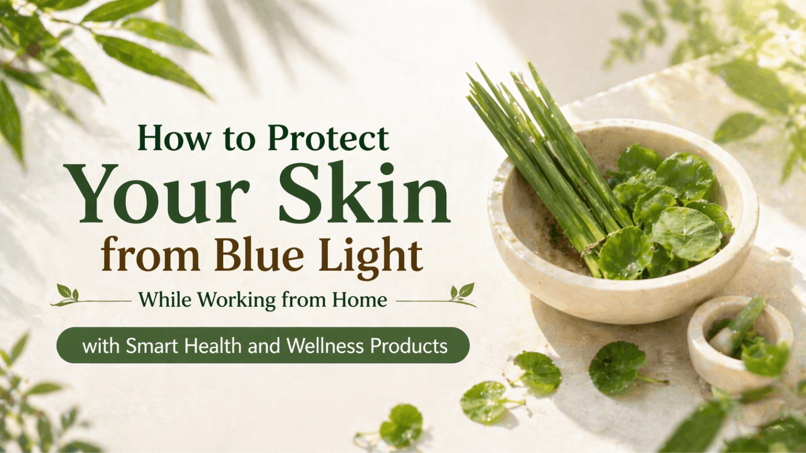 Protect Skin from Blue Light While Working from Home – Sehatokart