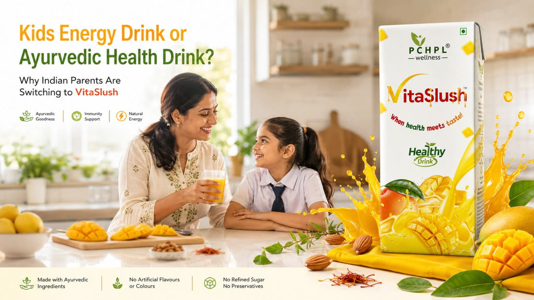 Kids Energy Drink or Ayurvedic Health Drink? Why More Indian Parents Are Switching to VitaSlush