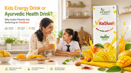 Kids Energy Drink or Ayurvedic Health Drink? Why More Indian Parents Are Switching to VitaSlush