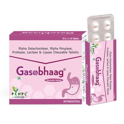 Gasobhaag Digestive Enzyme Chewable Tablets