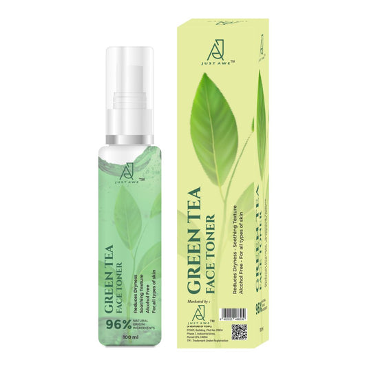 Just Awe Green Tea Toner- 100ml -Reduces Dryness And gives soothing texture