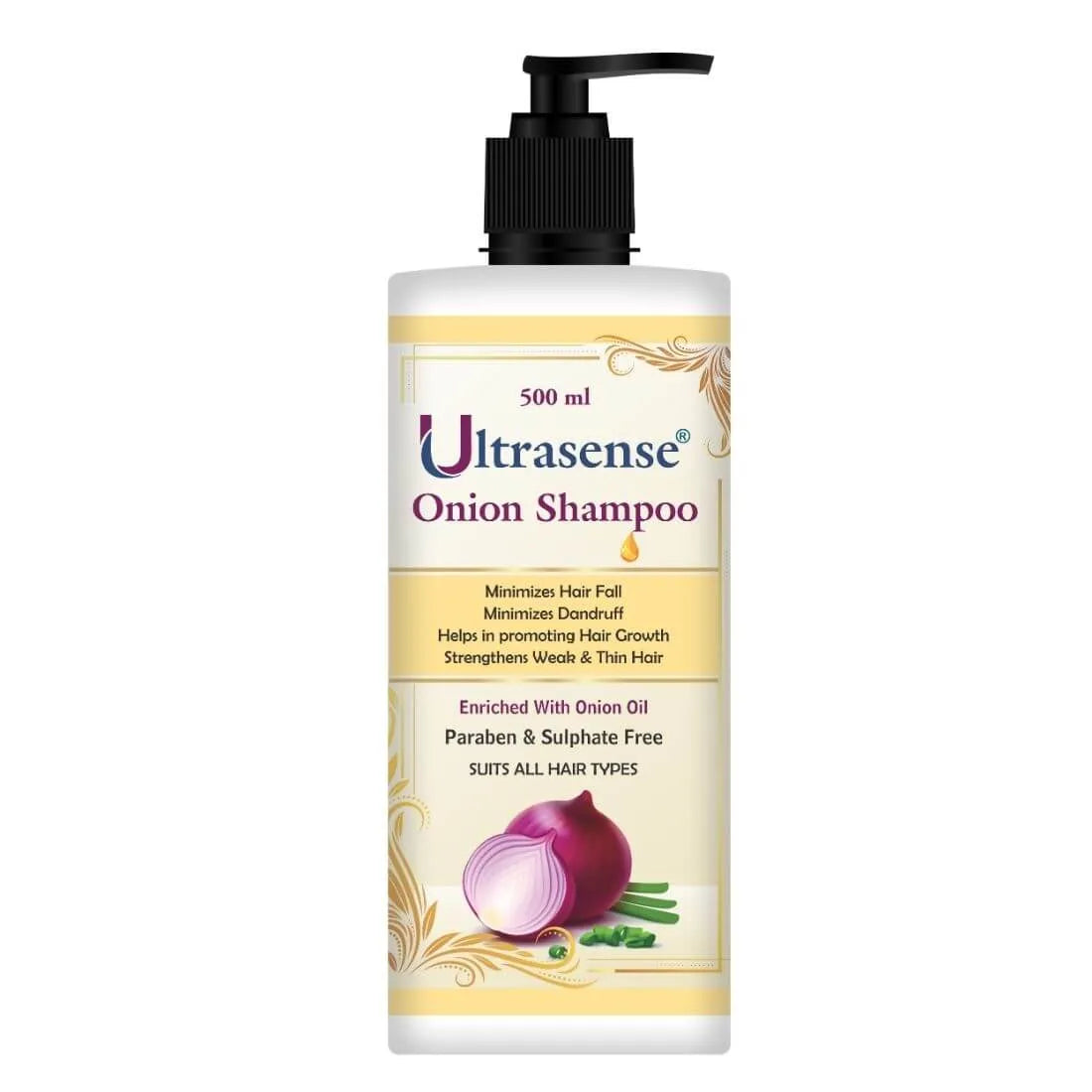 The Aesthetic Sense Ultrasense Onion Shampoo | For Healthy Hair Growth & Hair Fall Control