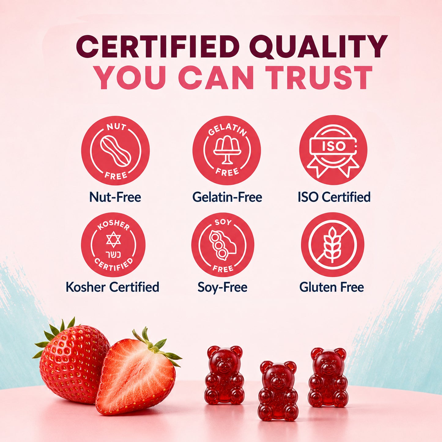 Certifie quality gumyum trishglow botin gummies