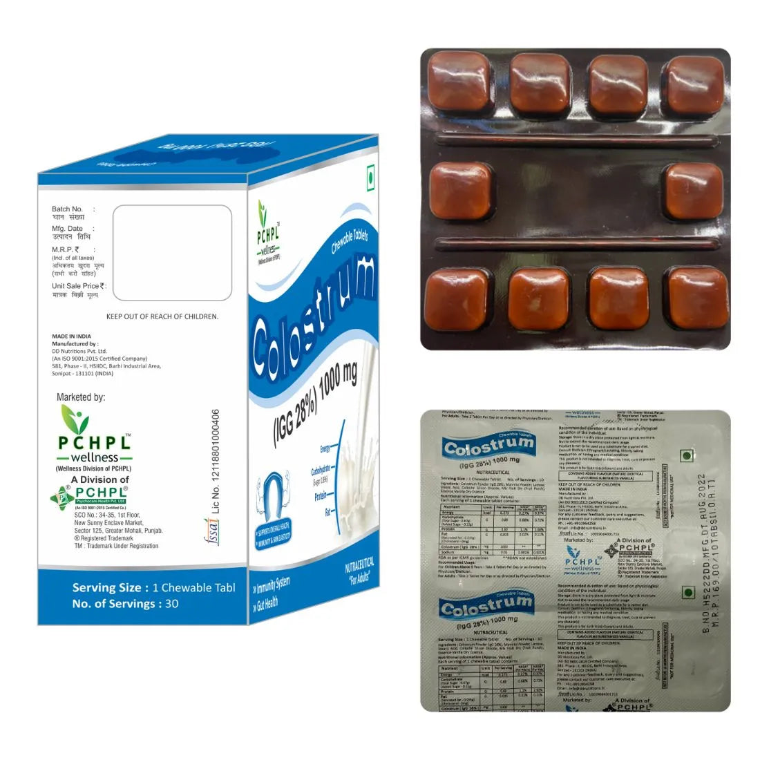 COLOSTRUM Chewable Tablets