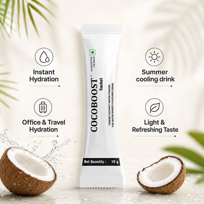 cocoboost sachet coconut water powder