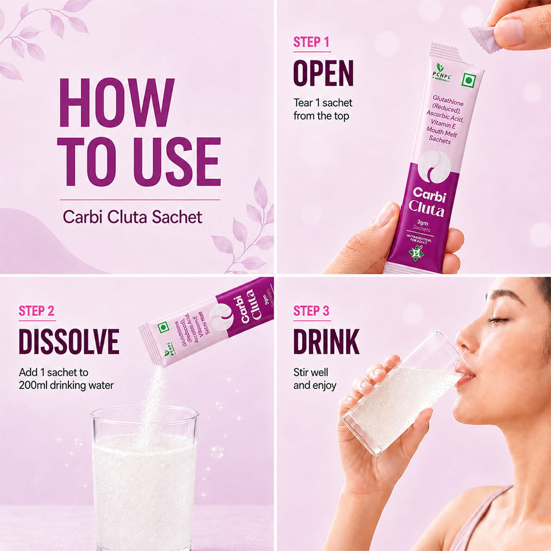 Glutathione Mouth Melt Sachet with Vitamins