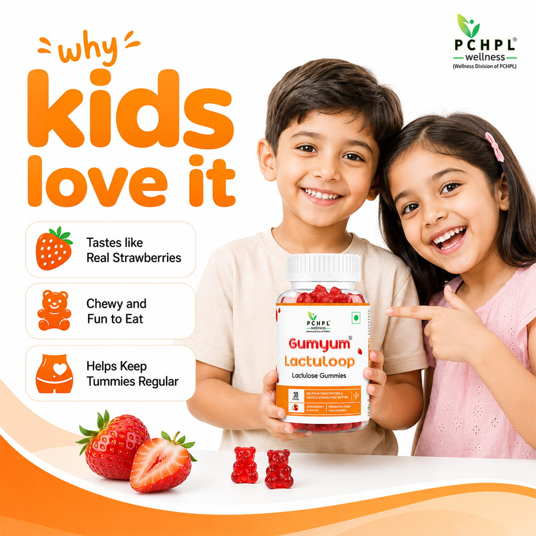 Kids Love it Gumyum Lactuloop Prebiotic for Kids