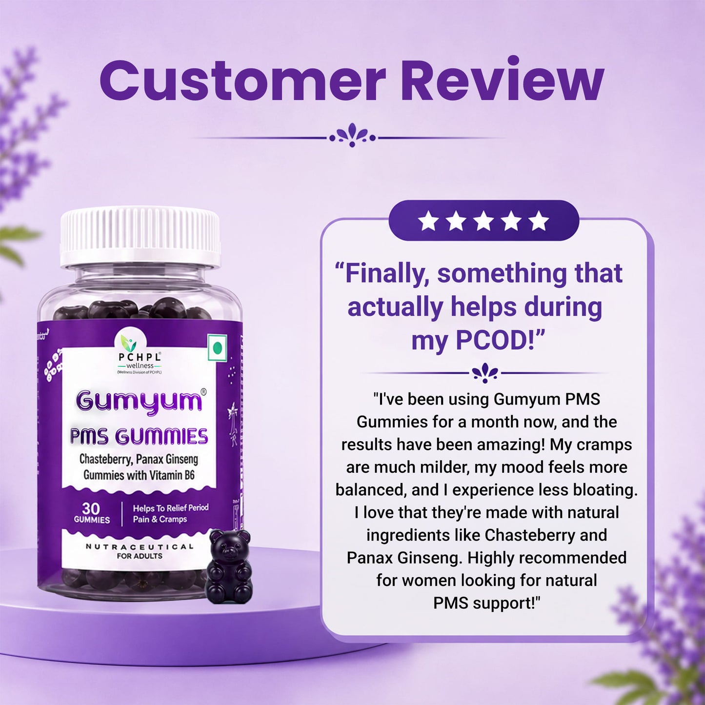 gumyum pms gummies customer review