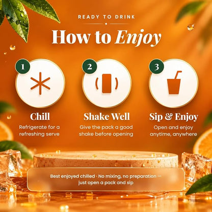 VitaSlush Ayurvedic Mango Drink Festive Gift Box – 12 x 200 ml