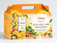 VitaSlush Ayurvedic Mango Drink Festive Gift Box – 12 x 200 ml