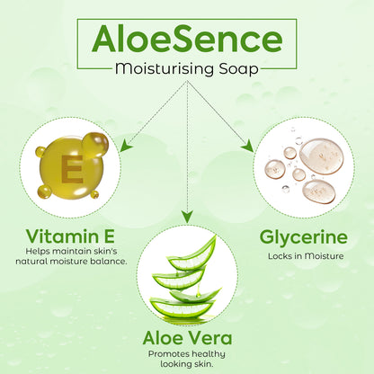 Aloe-Sense medicated soap (75 gm) (2 Pack)