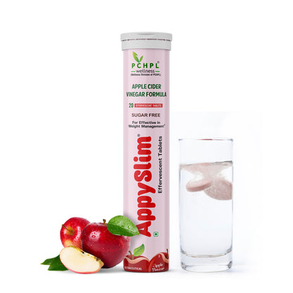 PCHPL wellness AppySlim - 20 ACV Effervescent Tablets