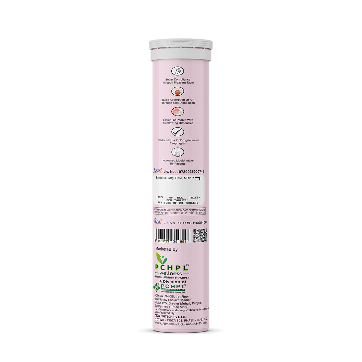 PCHPL wellness AppySlim - 20 ACV Effervescent Tablets