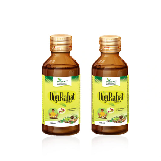 DigiRahat Syrup- 100ml | Helps Indigestion, Acidity & Heartburn - Sehatokart