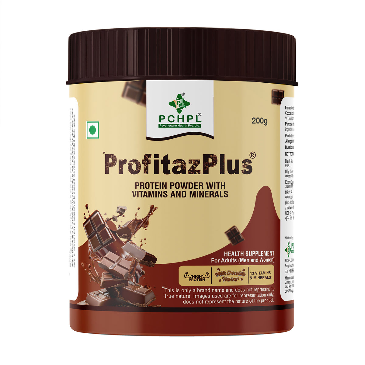 PCHPL wellness Profitaz Plus Protein Powder (200 gm)