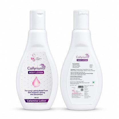 Callyrium Calamine Body Lotion with Aloe Vera & Vitamin E | Soothing Skin Care | 100ml