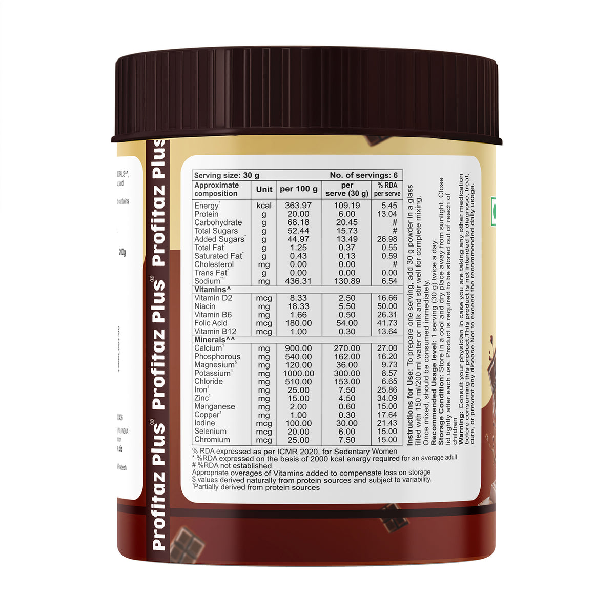 PCHPL wellness Profitaz Plus Protein Powder (200 gm)