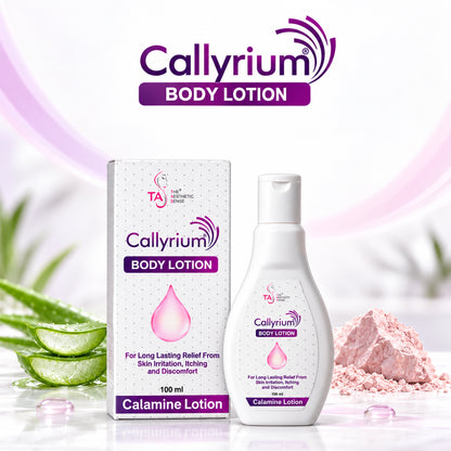 Callyrium Calamine Body Lotion with Aloe Vera & Vitamin E | Soothing Skin Care | 100ml
