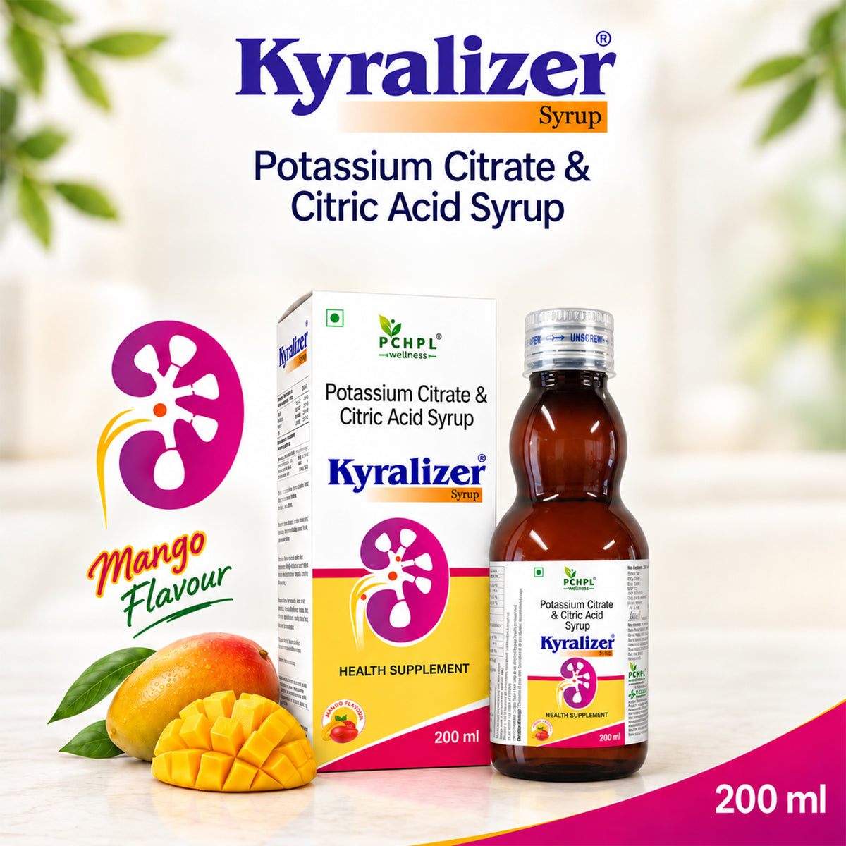 PCHPL wellness Kyralizer Kidney Support Syrup-200ml