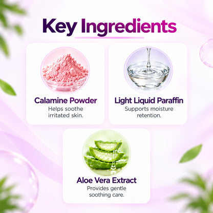 Callyrium Calamine Body Lotion with Aloe Vera & Vitamin E | Soothing Skin Care | 100ml