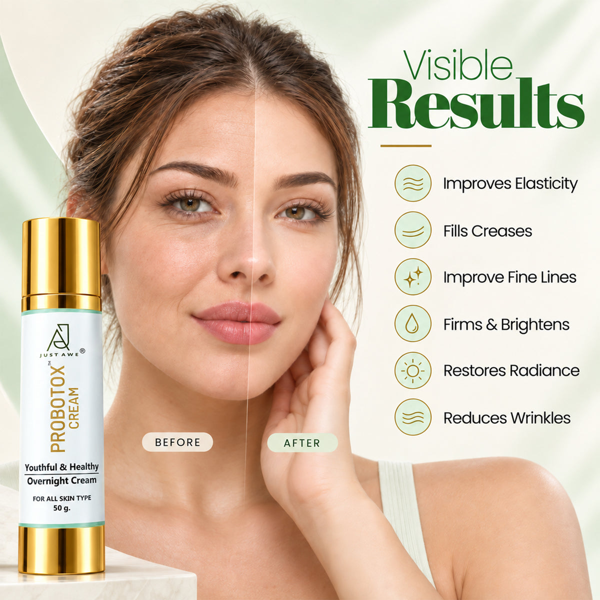 Just Awe Probotox Overnight Cream 50g