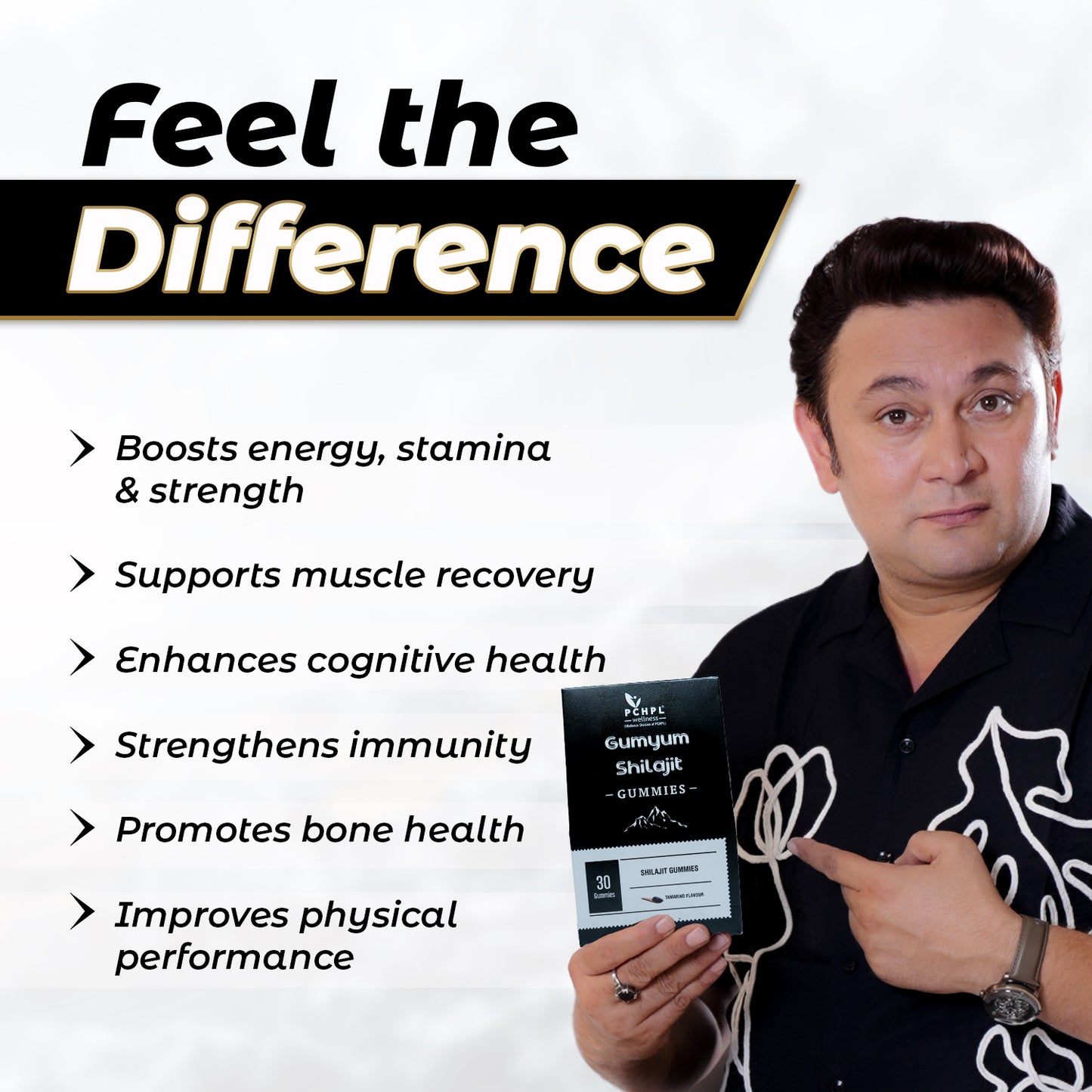 Shilajit Gummies (30 Gummies) – Energy & Stamina Booster