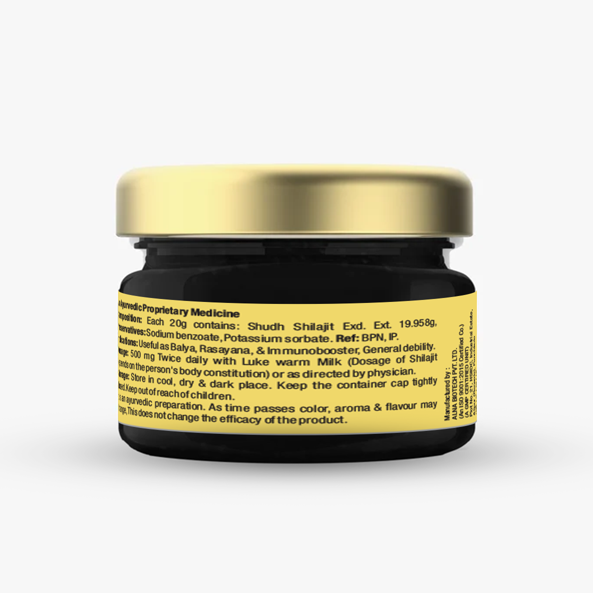 Shilajit Resin- 20gm | Pure & Natural form boosts Stamina and Testosterone Levels in Men - Sehatokart