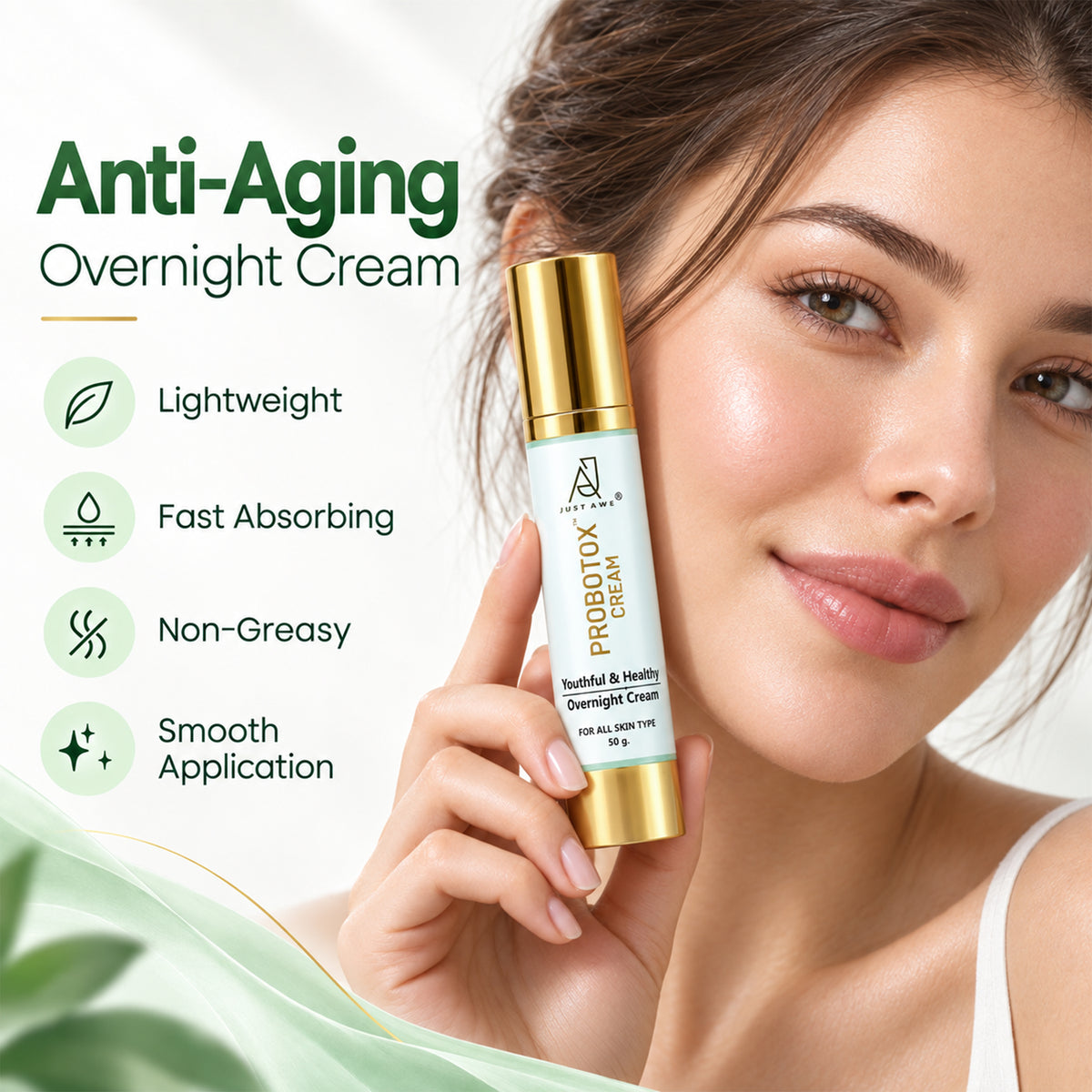 Just Awe Probotox Overnight Cream 50g